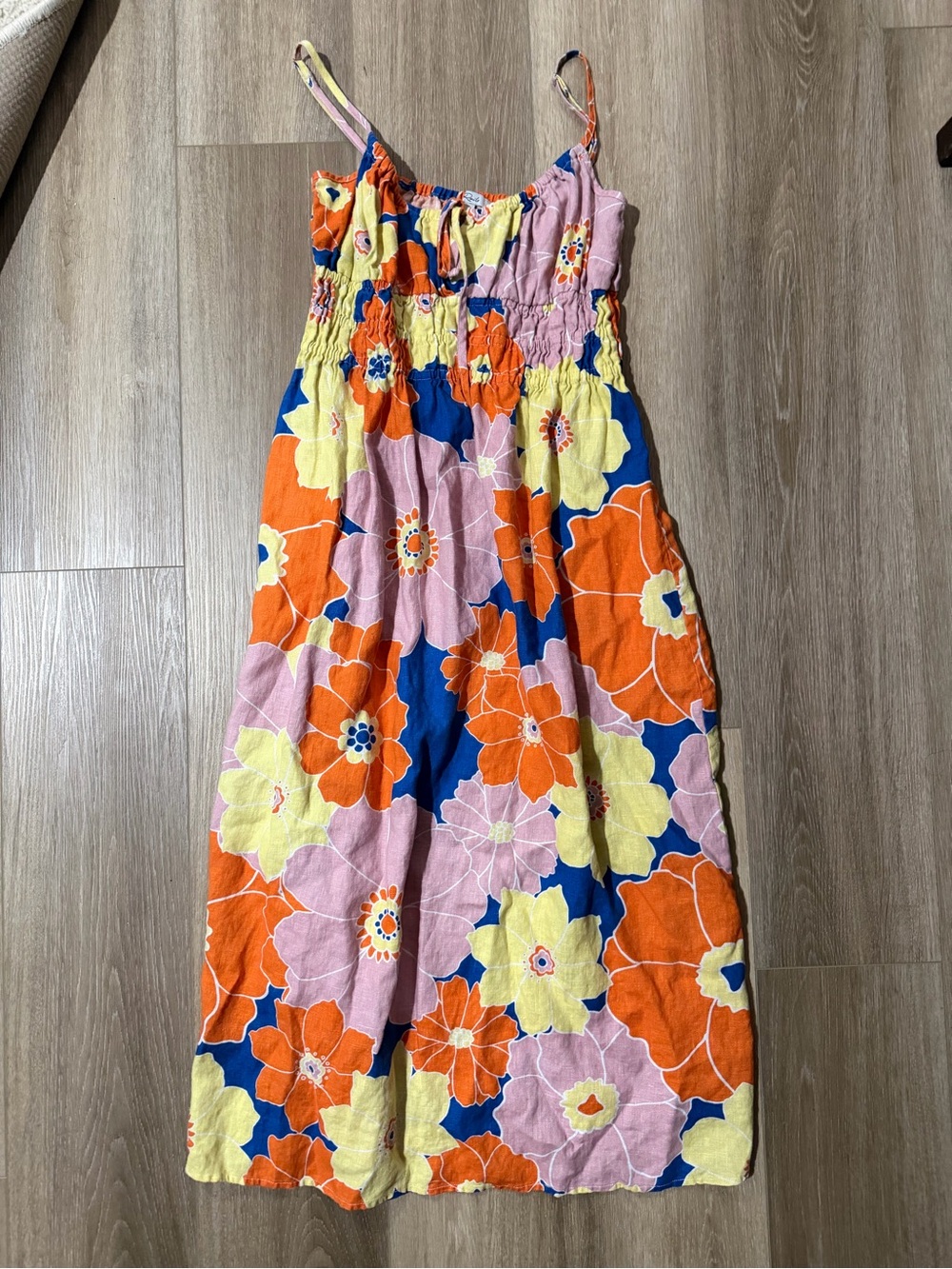 Rails Multicolor Floral Dress in Orange, Yellow, Blue & Pink